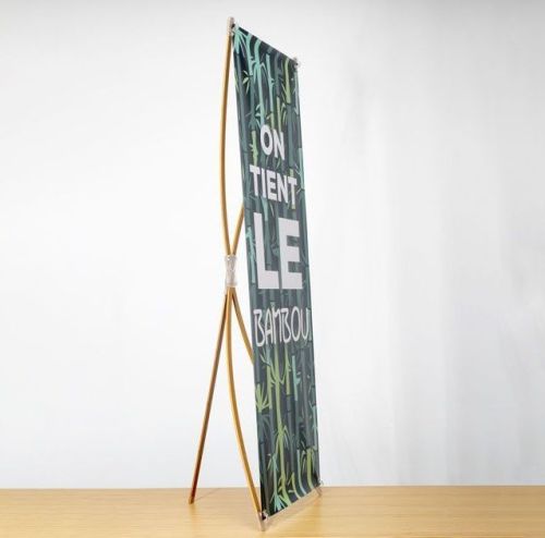 X Banner en bambou